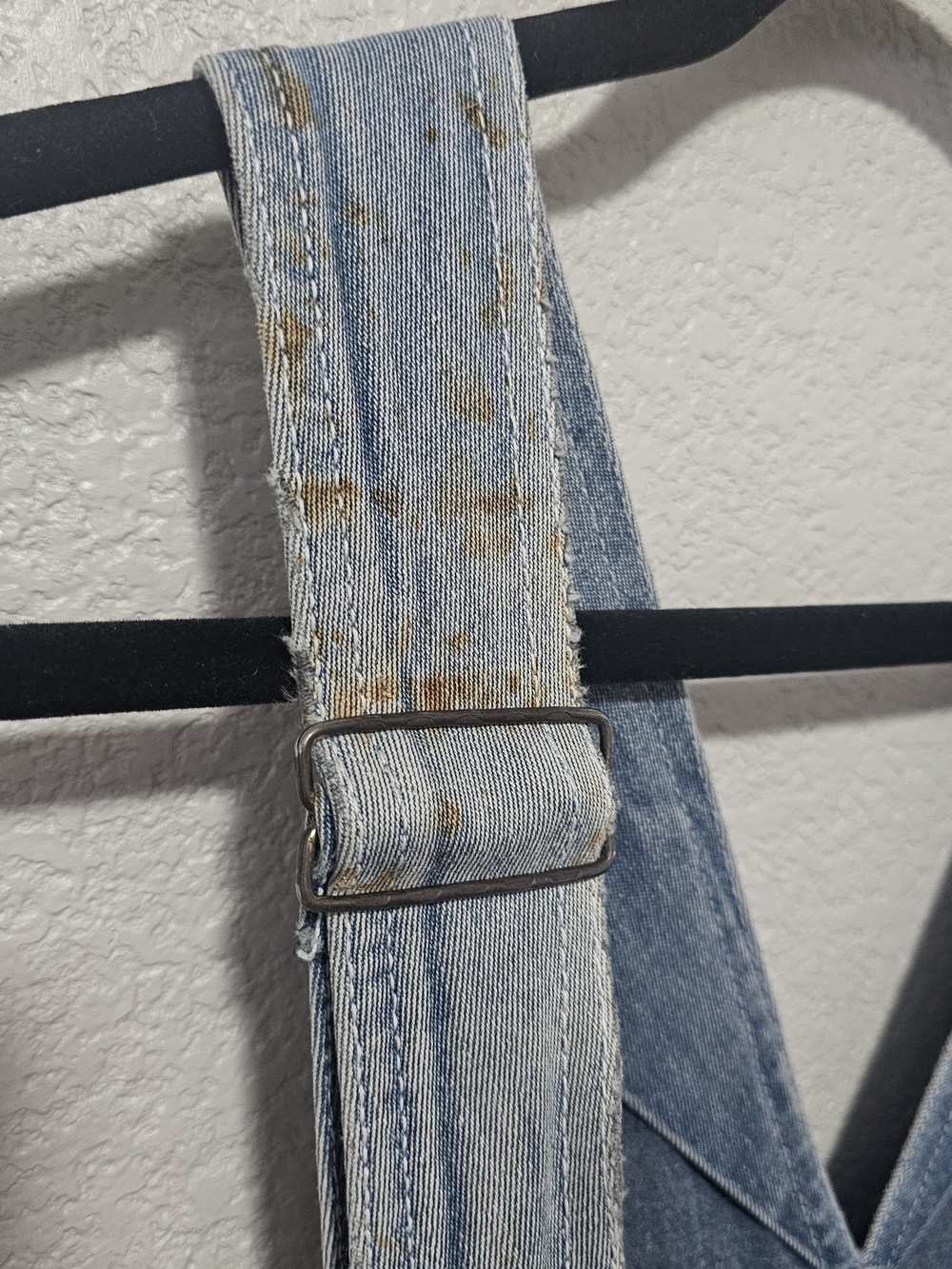 Light Wash Denim Overalls for Women - Relaxed Fit - Picture 8 of 8